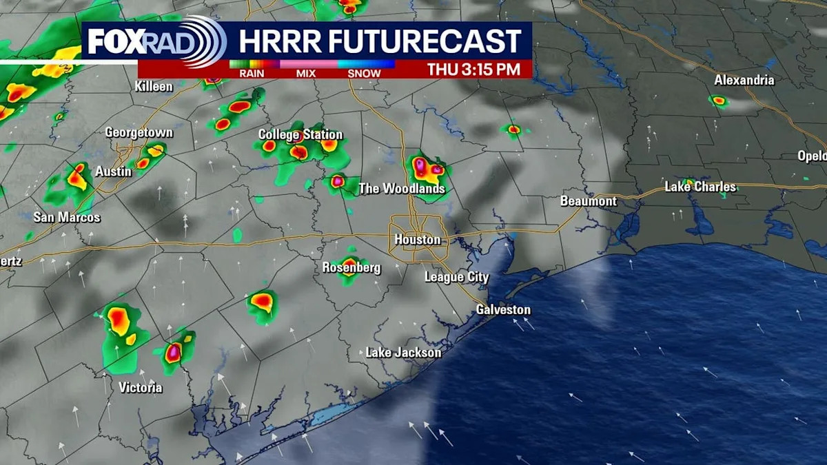 Houston weather: Clearer skies Thursday, low rain chances