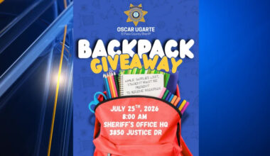 El Paso County Sheriff’s Office announces annual backpack giveaway
