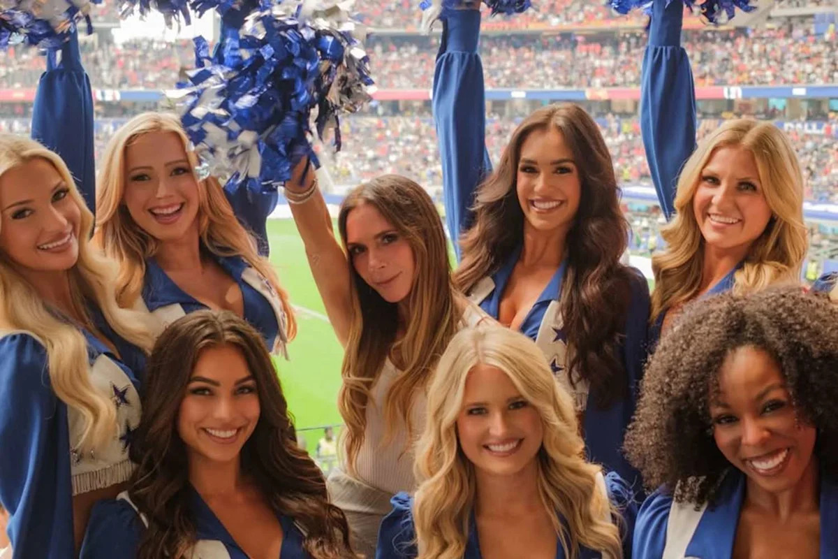 Victoria Beckham Hangs Out with the Dallas Cowboys Cheerleaders: ‘Did I Make the Squad?’