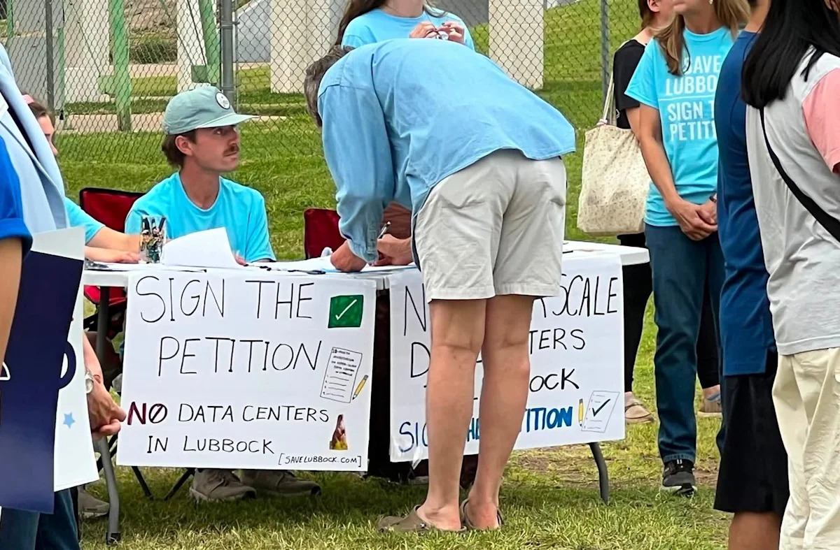 Texas, protesters seek 18-month data center freeze, warn over water, power, and land