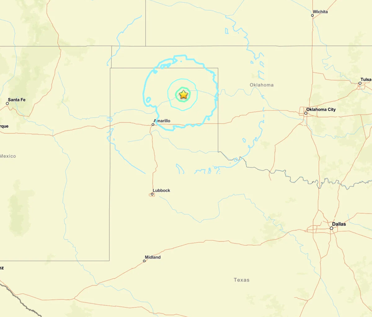 Texas Panhandle rattled by 5.1-magnitude earthquake