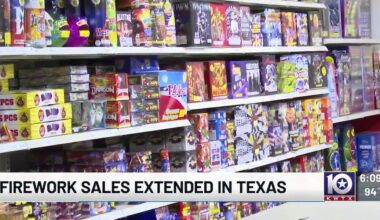 Texas firework sales extended to July 5th for America 250