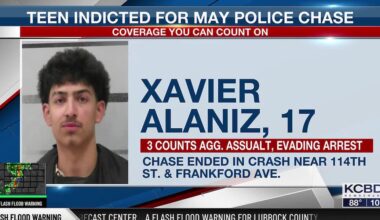 Lubbock teen indicted on assault, evading arrest charges after police chase in May
