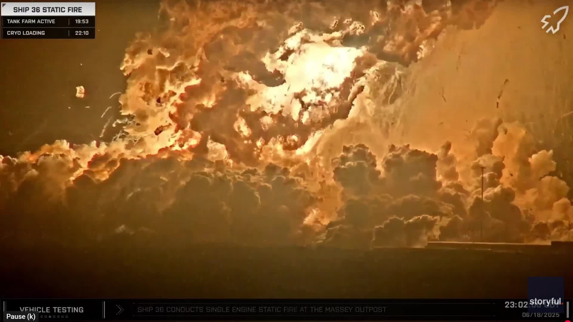 WATCH: Video captures SpaceX ship explode