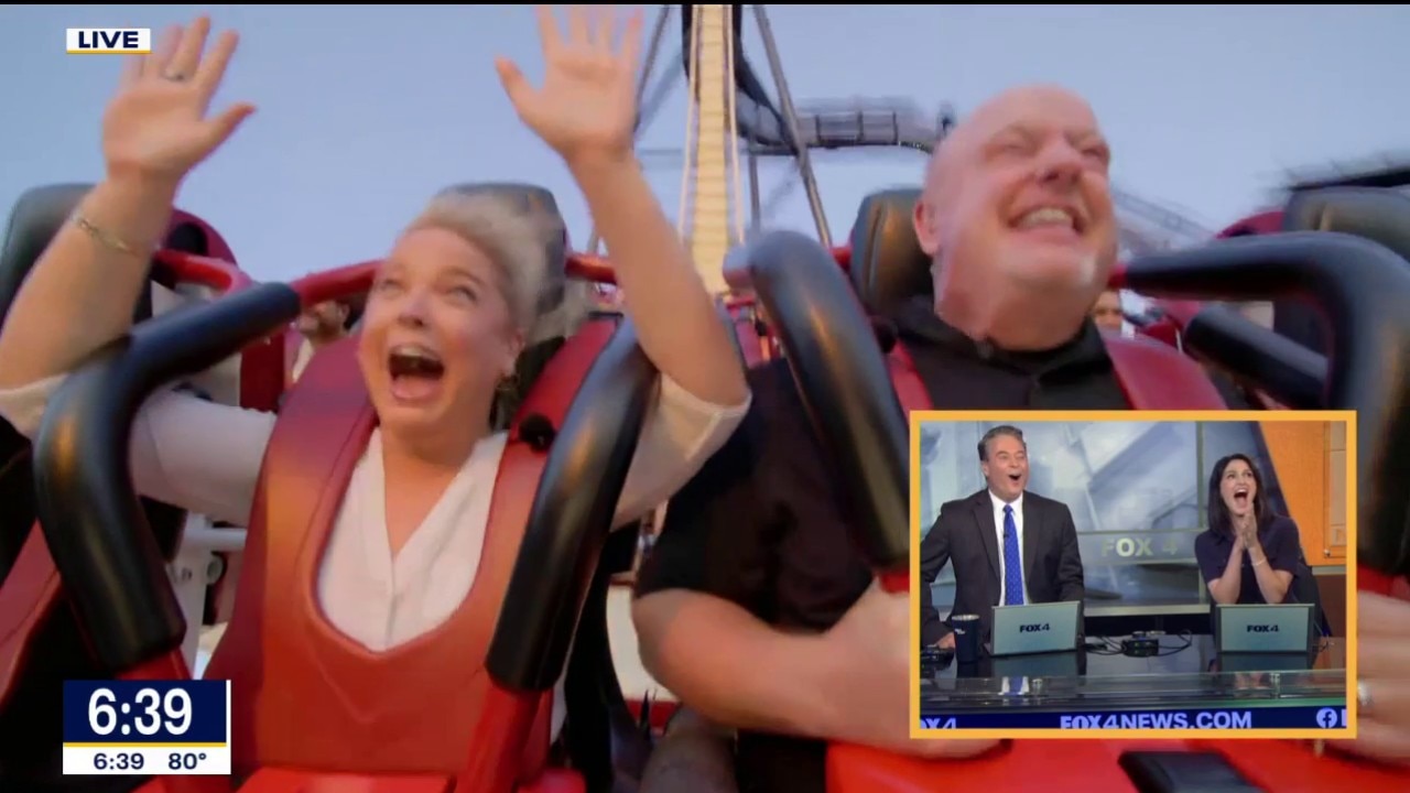 Ride along on new Tormenta: Rampaging Run roller coaster at Six Flags Over Texas