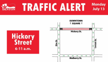 Denton road closures Monday morning and afternoon – NBC 5 Dallas-Fort Worth