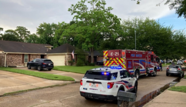 Child injured after lightning strikes home in Harris County