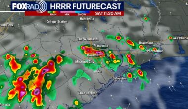 Houston weather radar: Saturday starts daily downpours