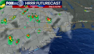 Houston weather: Clearer skies Thursday, low rain chances