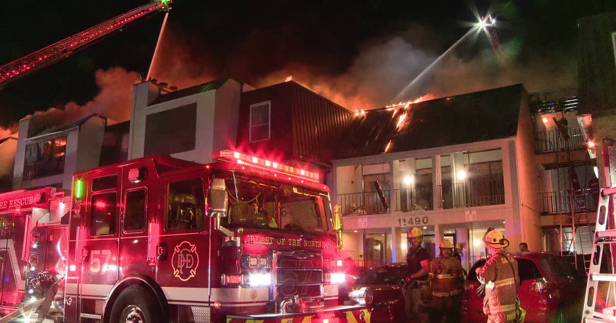 3-alarm Dallas condo fire displaces 45 residents