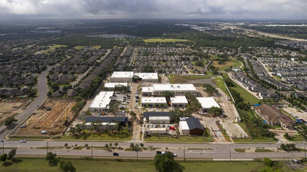 Leander Union aerial view