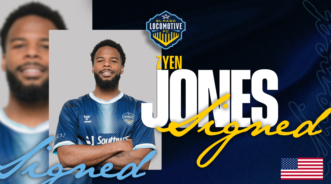 El Paso Locomotive FC sign forward Zyen Jones