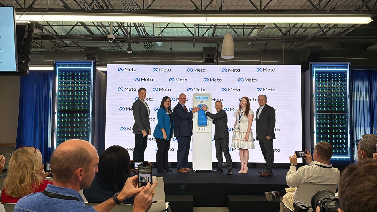 Meta opens data center in Temple