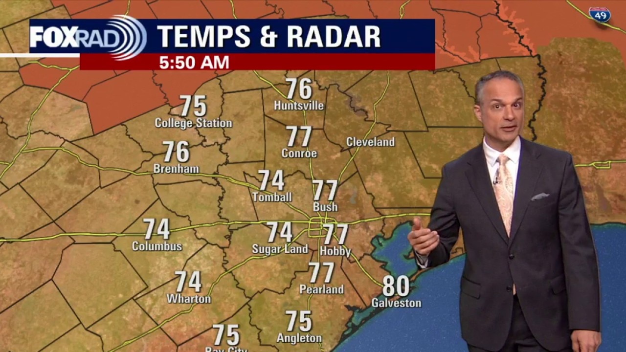 Houston weather: Sunny Monday ahead in the 90s