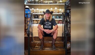 Erling Haaland’s Dallas Western wear purchase goes viral