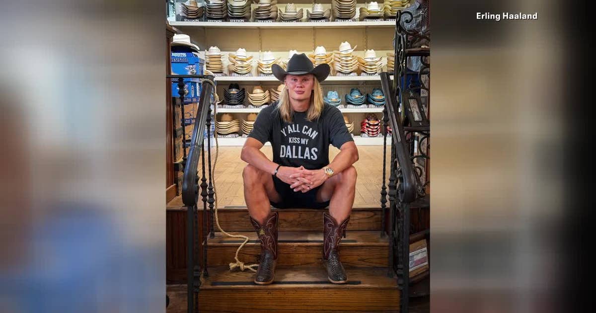 Erling Haaland’s Dallas Western wear purchase goes viral