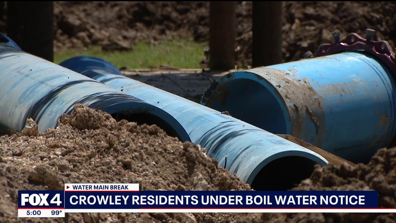 Crowley under boil notice after water main break