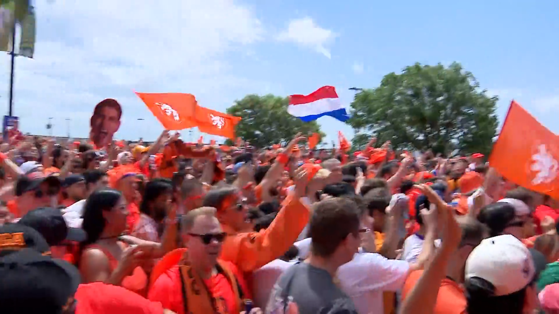 Dutch fans take over Arlington with “Orange Fanwalk” and the Dutch Orange Bus<br>The Netherlands played Japan at 'Dallas' stadium, before taking on Sweden and Tunisia in Group F play.