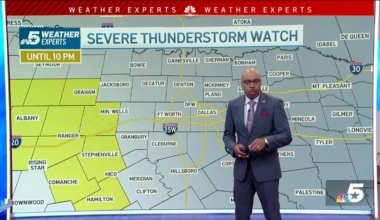 Severe Thunderstorm Watch continues for western North Texas – NBC 5 Dallas-Fort Worth