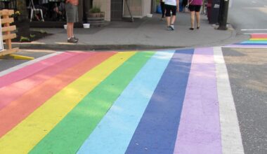 rainbow crosswalk