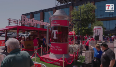 Texas Rangers and Budweiser set Guinness record with 600-gallon beer – NBC 5 Dallas-Fort Worth