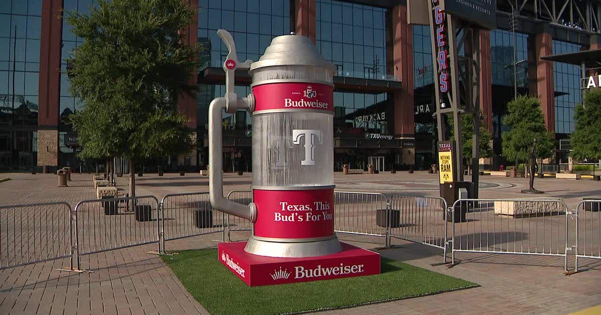 Texas Rangers set Guinness World Record for largest glass of beer