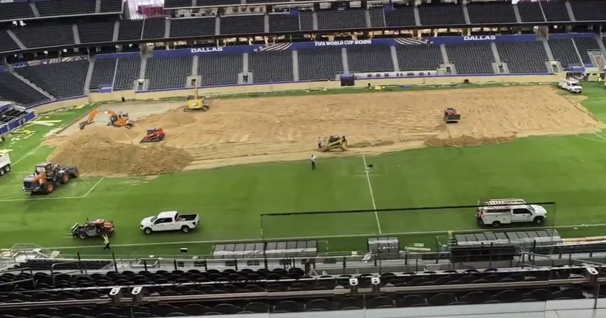 Grass field at AT&T Stadium removed after final World Cup match in North Texas
