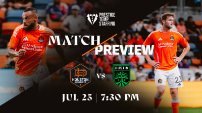 MATCH PREVIEW: Houston Dynamo FC close two-match homestand, hosting Austin FC in a Texas Showdown on H-Town Night