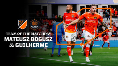 Attackers Mateusz Bogusz and Guilherme named to MLSSoccer.com Team of the Matchday after standout performances in victory over Texas rivals
