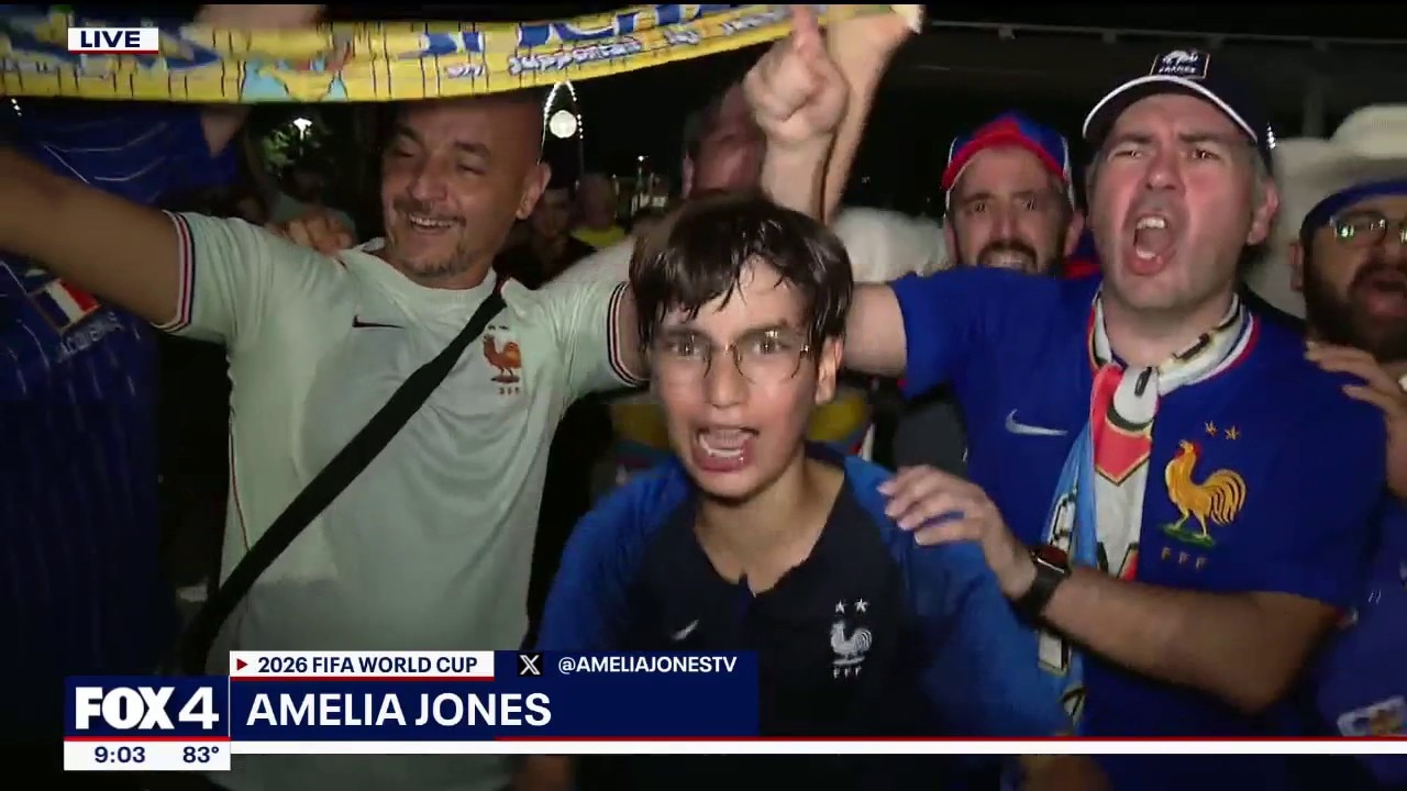 France, Spain fans gather in Dallas ahead of semifinal