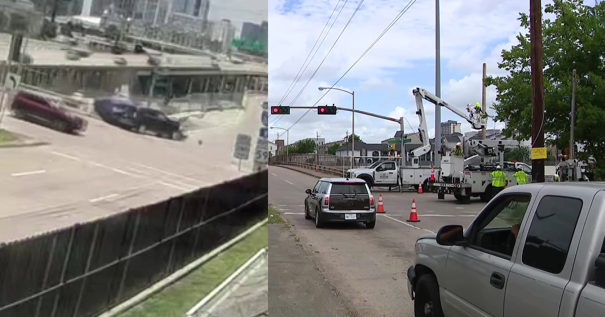 Temporary signals installed at Houston intersection where 7 crashes happened in 1 week