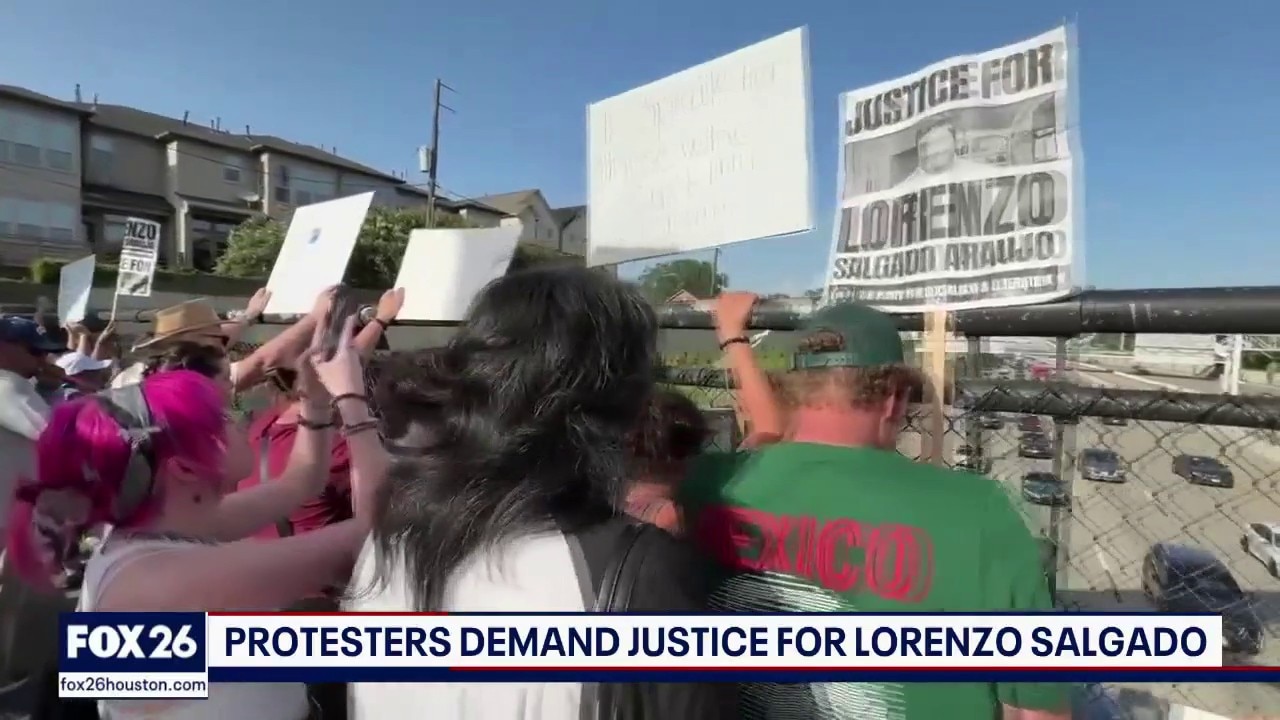 Protesters demand justice for Lorenzo Salgado
