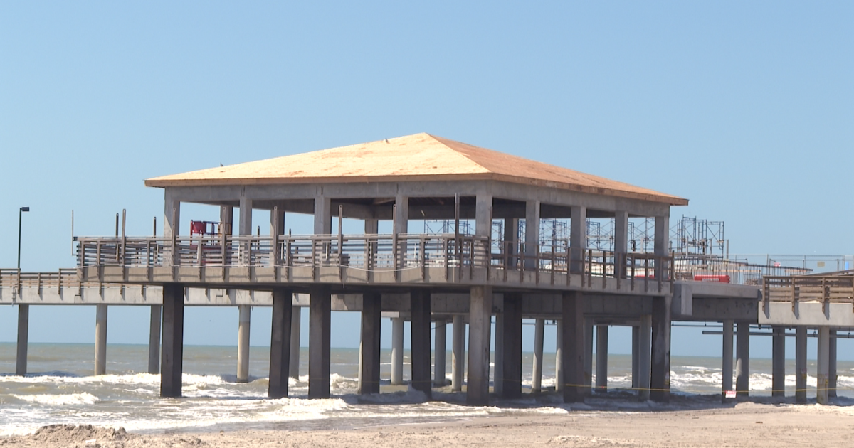 Bob Hall Pier construction completion on track for October