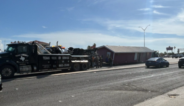 Mobile home overturns on SPID on-ramp after tire blowout