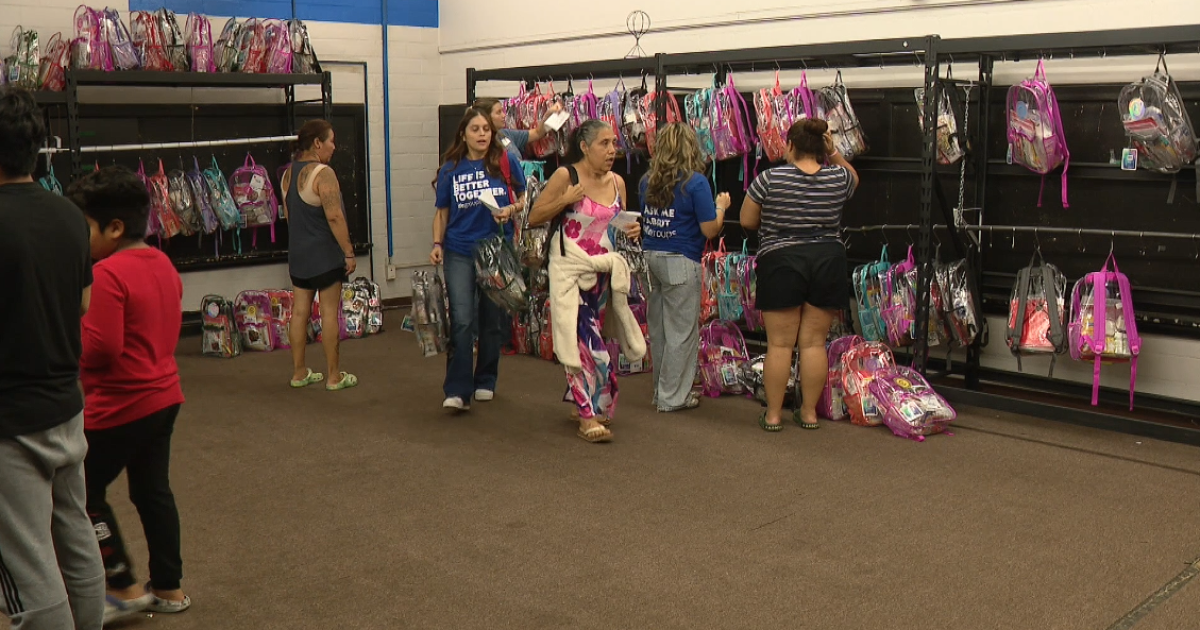 Church Unlimited Westside Missions gives away backpacks ahead of school year