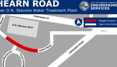 Hearn Road closing Monday for utility work near water plant