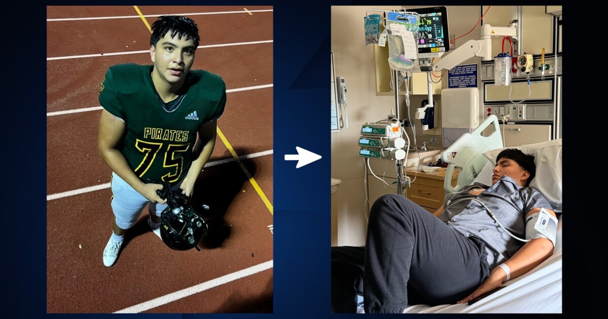 Rockport-Fulton teen football player battles rare bone marrow disorder