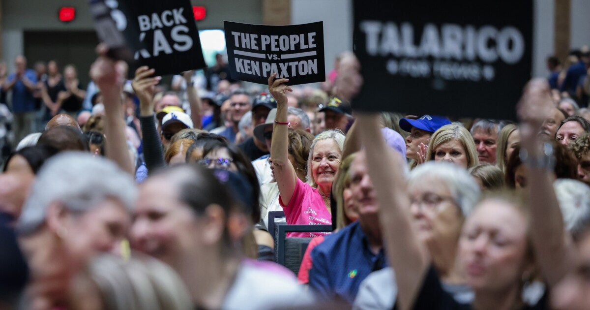 Paxton and Talarico are in a cage match for a Senate seat. Suburban Collin County is a battleground