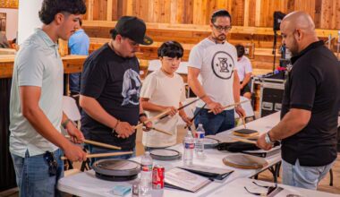 Inside a one-of-a-kind camp on a North Texas ranch where conjunto stars help hopeful drummers