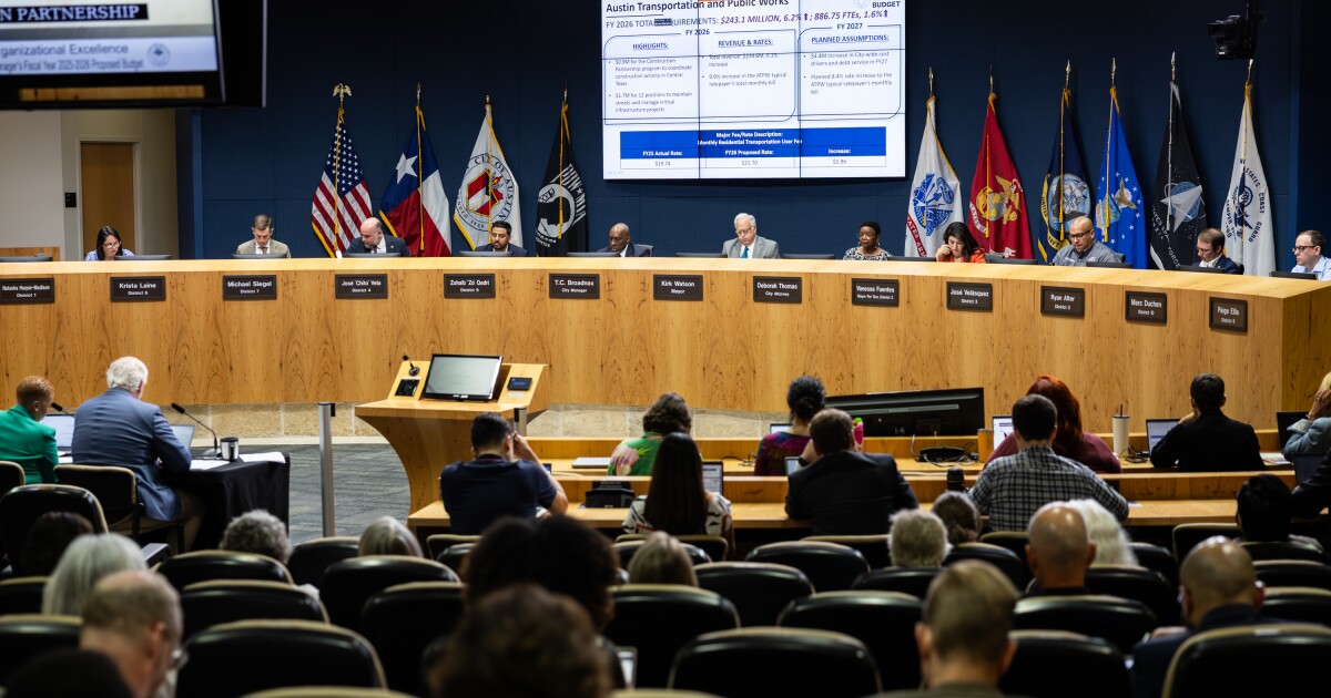 Austin’s $6.6B draft budget cuts services, raises taxes