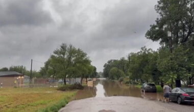 Uvalde, Texas residents deal with flooded streets