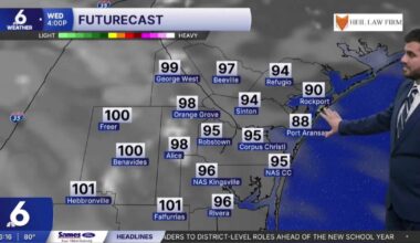 The last days of July bring plenty of heat and sunshine in the Coastal Bend
