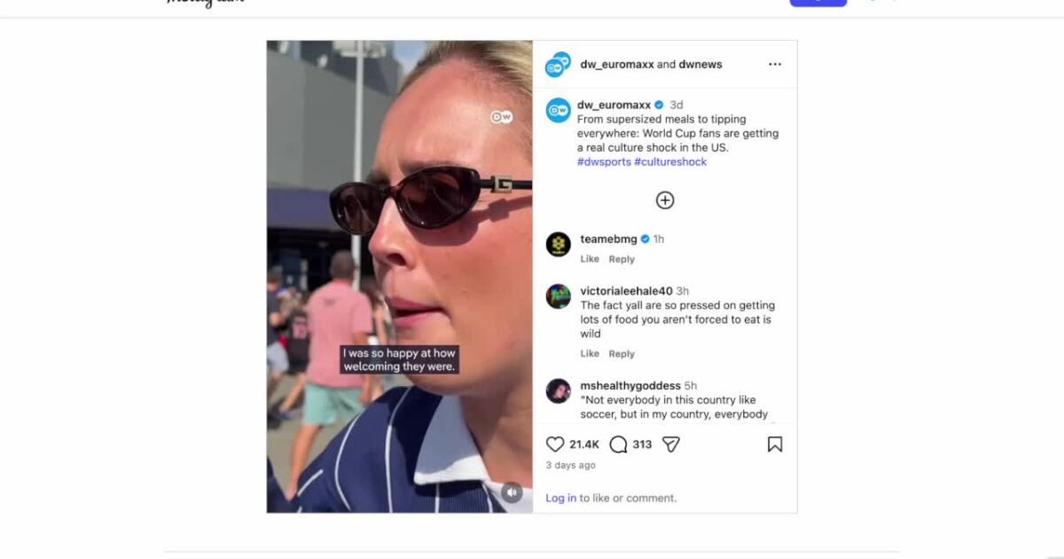 English expat says viral 'first time in America' videos are real