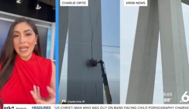 Harbor Bridge cracks draw social media attention