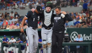 Kyle Teel likely headed back to IL after ugly ankle injury during White Sox win at Texas