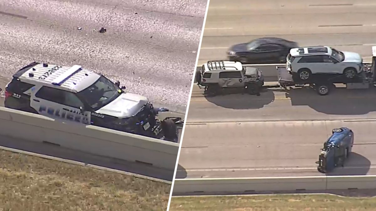Dallas police officer hospitalized after being hit during traffic stop – NBC 5 Dallas-Fort Worth