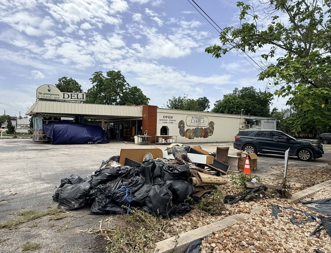 Over 30 people showed up to help clean Chong Chin's store, a beloved Kerrville staple especially known for their gourmet sandwiches.