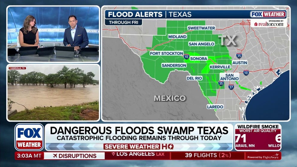 Flash Flood Warnings remain across parts of Texas Hill Country after deadly floods | Latest Weather Clips