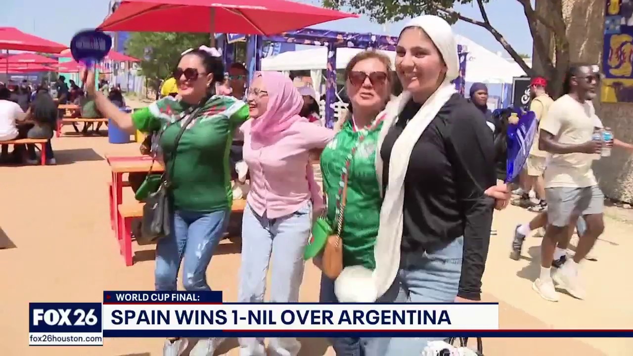 Spain wins the FIFA World Cup over Argentina