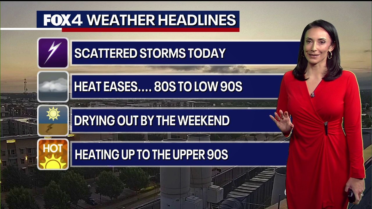 Dallas weather: July 14 morning forecast